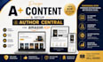 design a plus content and setup author central for amazon kdp