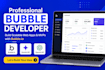 build bubble website, bubble app, bubble mvp, bubble io as bubble developer