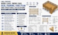 provide wind load, snow load deck, framing, fence plan and structural calcs