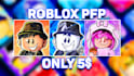 custom roblox head render pfp