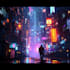 create a cyberpunk scifi futuristic city