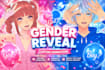 create a custom animated gender reveal video