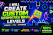 make a good and fun geometry dash layout