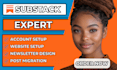 substack setup substack newsletter design substack account podcast setup