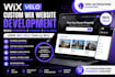 design,clone a custom wix website with advanced  wix velo coding,API integration