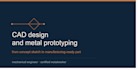 create cad models and mechanical prototypes for your product