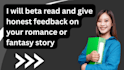 beta read romance fantasy stories
