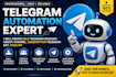 create bulk telegram account, group, channel, subscription telegram bot, mass dm