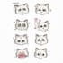 design cute animals emoticon, stickers, chibi