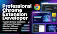 a custom chrome extension with modern features
