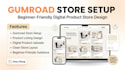 build a beginner friendly gumroad store and product listings