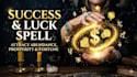 cast success and luck spell same day