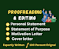 enhance and polish your personal statement