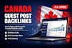 publish a canada guest post with dofollow ca backlinks