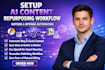 ai content repurposing workflow setup with notion openai automation system