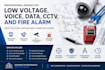design low voltage, voice, data, cctv, and fire alarm system