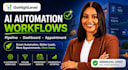 go highlevel ai automation workflow pipeline dashboard appointment real estate