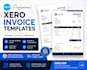 design professional and modern xero invoice and billing templates