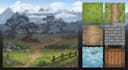 create 2d parallax seamless background and map tiles for games