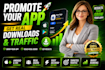 do mobile app promotion, app install, android, ios app review