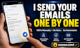 manually send your emails one by one and cold email outreach