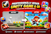 professionally reskin unity game and redesign unity ui