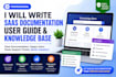 create API documentation and saas technical documents