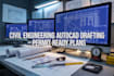 civil engineering autocad drafting site plan grading drawings