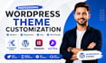 customize wordpress theme with elementor pro, install wordpress website theme
