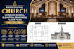 do professional church interior design, elevation drawing and floor plan for USA