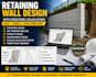 design retaining walls with structural calculations