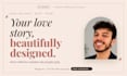 design a luxury wedding website with rsvp and photo gallery