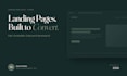 design and build a fast, accessible landing page