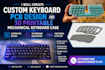 create custom keyboard pcb design and 3d printable mechanical keyboard case