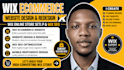 design or redesign wix ecommerce website, wix online store setup and wix seo
