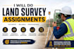 do land survey assignments