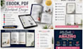 design professional PDF, lead magnet, workbook