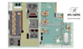 render site plan, campground map, rv park, and vector 2d map