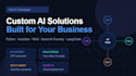 build a custom ai chatbot rag system or multi agent ai solution