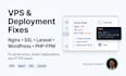fix your vps, nginx, SSL or laravel deployment problem in 24 hours