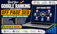 do monthly off page seo service using authority white hat dofollow backlinks