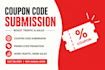 do coupon code submission promo code promotion  on top USA UK germany website