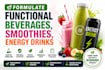 formulate functional beverages, smoothies, energy drinks