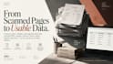 extract, clean, organize info, text, data from pdfs, images