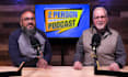 create a 2 person male ugc podcast video