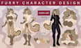 draw furry reference sheet furry ref sheet nsfw furry art illustration commision