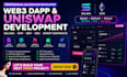 be blockchain developer for web3 dapp uniswap on solana evm