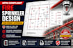 design nfpa compliant fire sprinkler system drawings