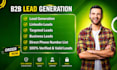 do b2b lead generation and linkedin lead research