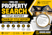 do deed search title report and ownership verification